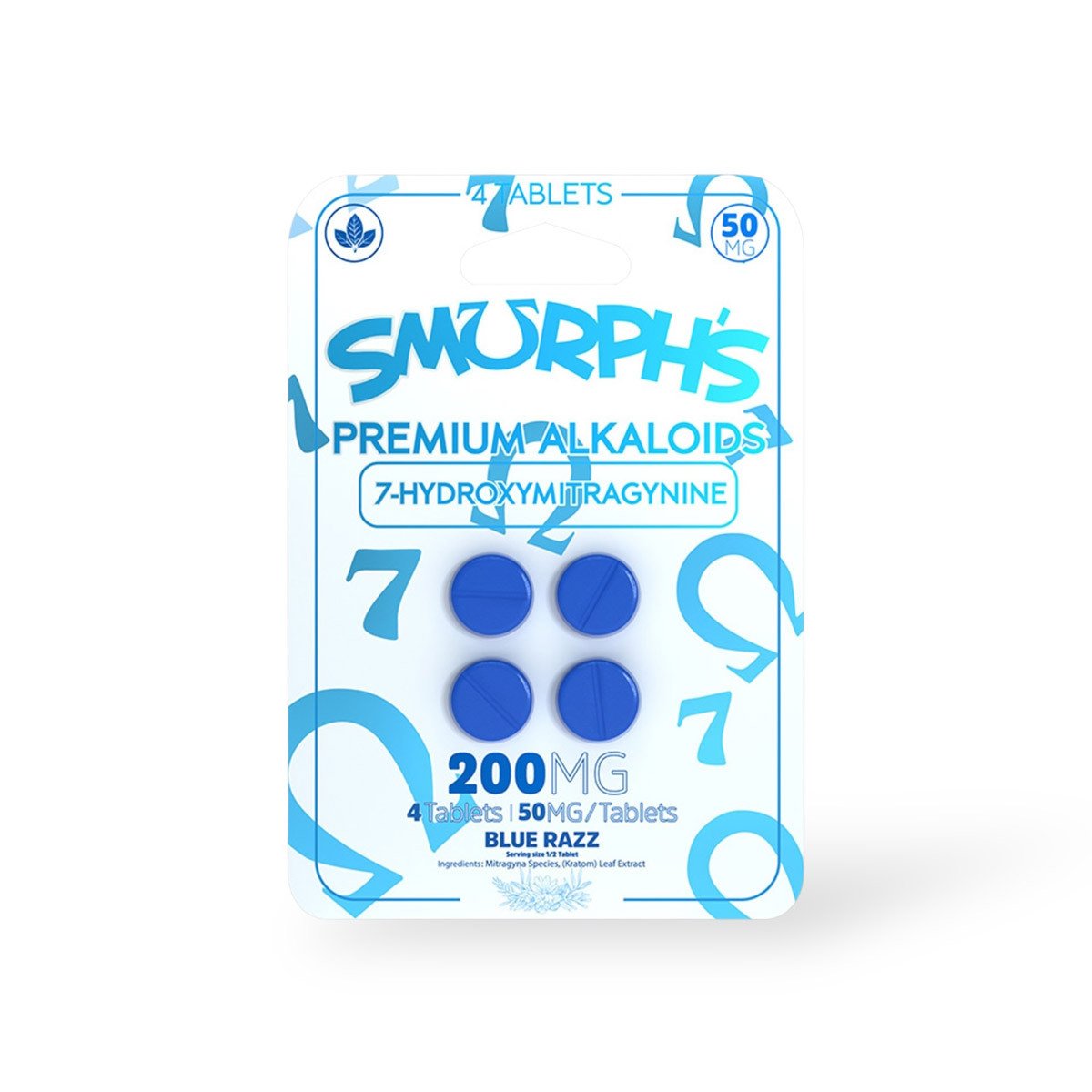 smurphs 7 hydroxymitragynine kratom extract tablets blue raspberry 50mg per tablet 4ct 59686 smurphs 7 hydroxymitragynine kratom extract tablets blue raspberry 50mg per tablet 4ct 59686