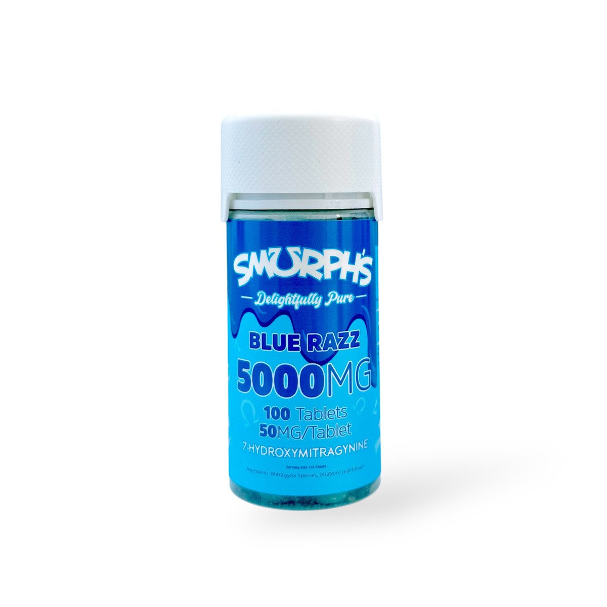 smurphs 7 hydroxymitragynine kratom extract tablets blue razz 50mg per tablet 100ct 09840 smurphs 7 hydroxymitragynine kratom extract tablets blue razz 50mg per tablet 100ct 09840