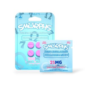 smurphs 7 hydroxymitragynine kratom extract tablets cotton candy 25mg per tablet set 77017 (1)