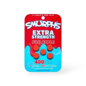 smurphs extra strength 7 hydroxymitragynine kratom extract tablets fuji apple 80mg per tablet 5ct 18550