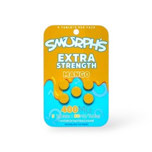 smurphs extra strength 7 hydroxymitragynine kratom extract tablets mango 80mg per tablet 5ct 65989